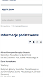 Mobile Screenshot of bip.zuromin-powiat.pl